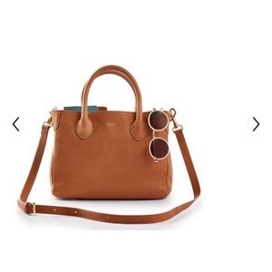 Italian leather black Elisabetta bag by Mark and Graham